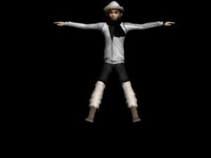 winter character suit Modelo 3D