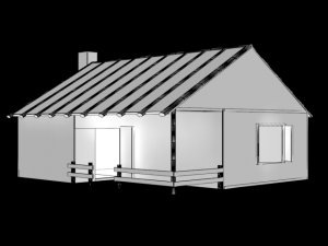 wood house 3D Model