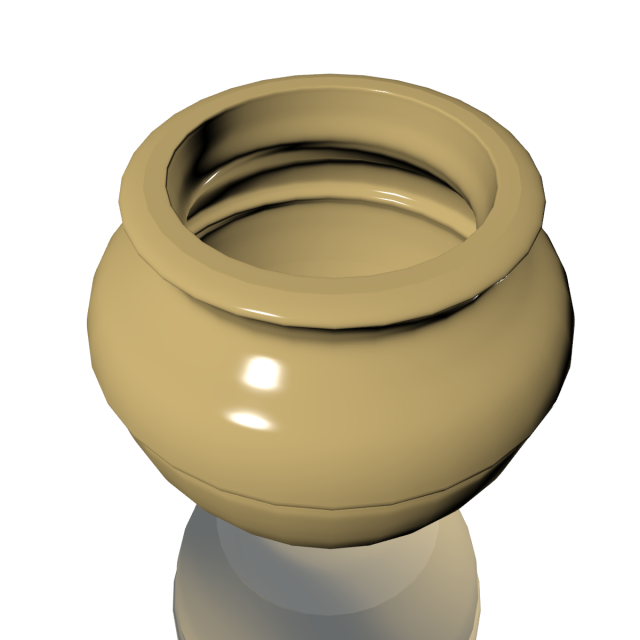 ceramic vase pot 3D Model .c4d .max .obj .3ds .fbx .stl .blend 