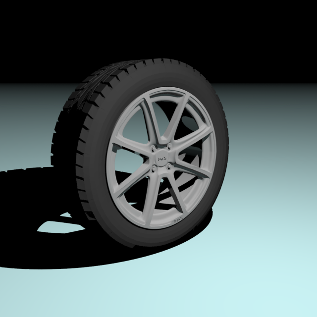 fox fx2 wheel 3Dモデル .c4d .max .obj .3ds .fbx .stl .blend 