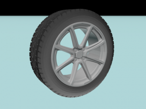 fox fx2 wheel 3Dモデル