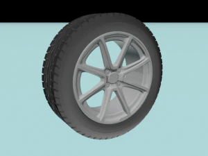 fox fx2 wheel 3D Model