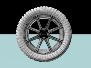fox fx2 wheel 3D Model