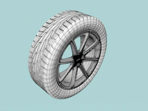 fox fx2 wheel 3D Model