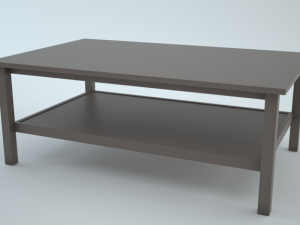 ikea hemnes coffee table 3 in 1 3D Model