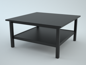 ikea hemnes coffee table 3 in 1 3D Model
