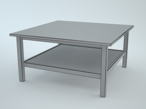ikea hemnes coffee table 3 in 1 3D Model