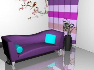 sofa 3D-Modell