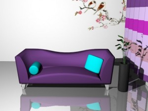 sofa 3D-Modell
