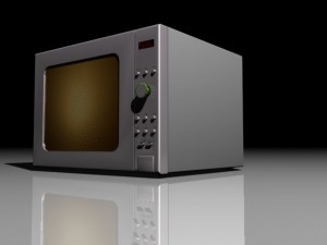 microwave Model 3D