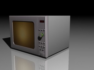 microwave Model 3D