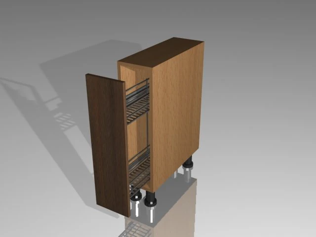 kitchen cabinet 3D Model .c4d .max .obj .3ds .fbx .stl .blend 
