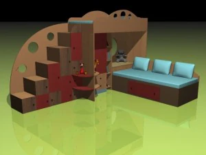 childrens bed 3D Model