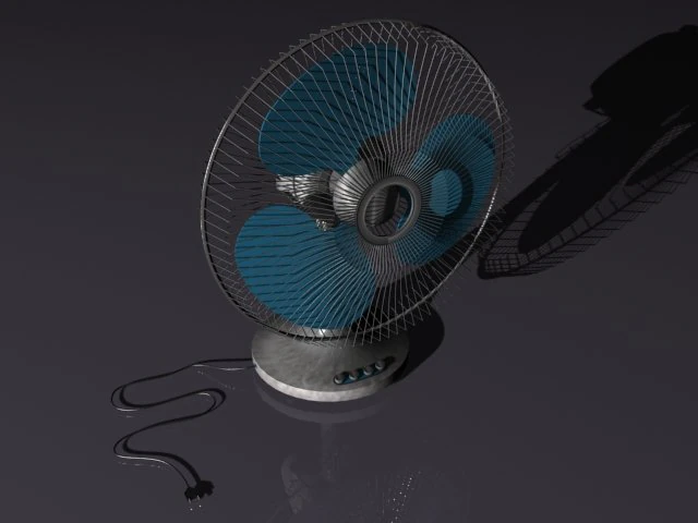 stand fanı 3D Model .c4d .max .obj .3ds .fbx .stl .blend 