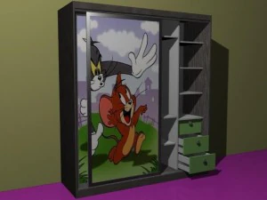 sliding wardrobe 3D Model