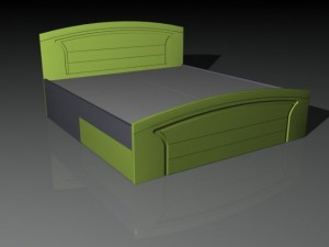 mdf routed beds Modello 3D