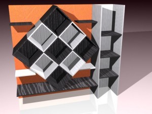 books rack 3D 모델