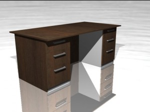 reading table Modello 3D