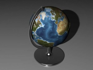 globe 3D 모델