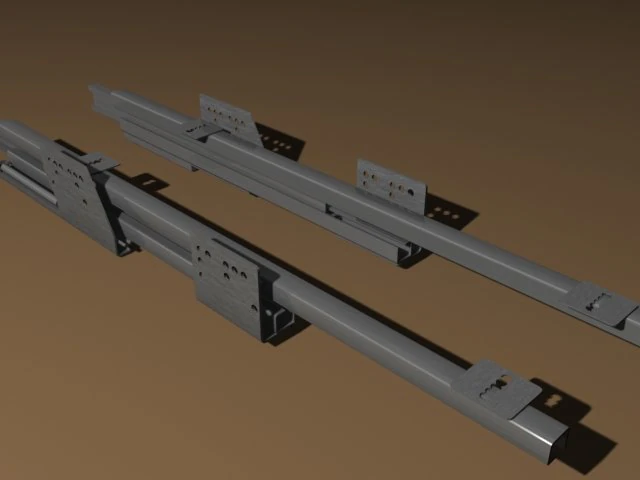 soft close channel 3D Model .c4d .max .obj .3ds .fbx .stl .blend 