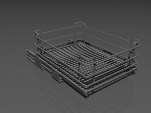 kitchen plain basket 3D Modell