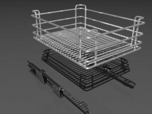 kitchen plain basket 3D Modell