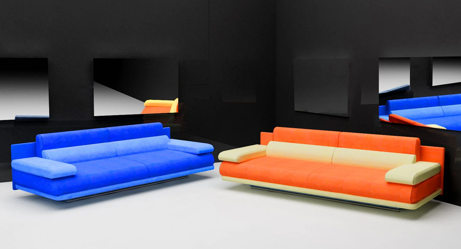 sofa for grand rolf benz 3D Model .c4d .max .obj .3ds .fbx .stl .blend 