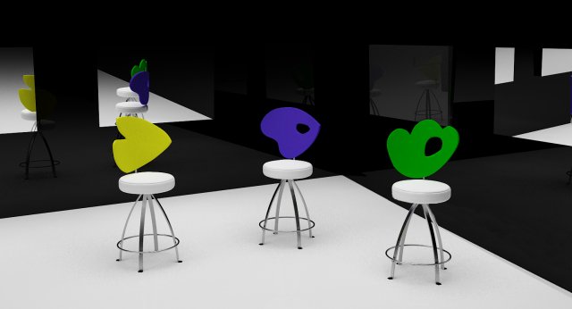 chair for grandsamba 3D 模型 .c4d .max .obj .3ds .fbx .stl .blend 