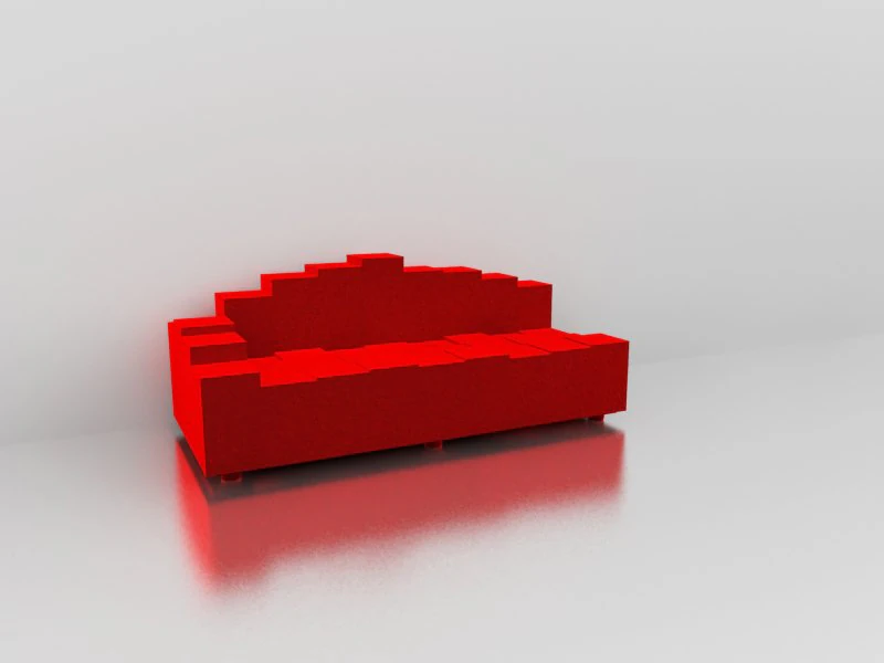 소파 3D 모델 .c4d .max .obj .3ds .fbx .stl .blend