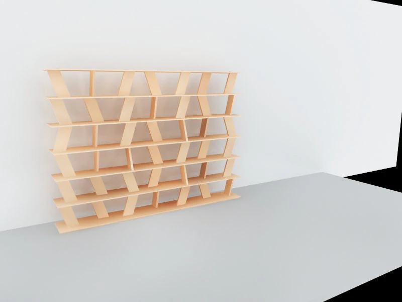 shelving 3D Model .c4d .max .obj .3ds .fbx .stl .blend 