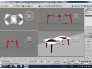 मेज़ 3D मॉडल