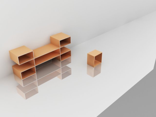 shelving Model 3D .c4d .max .obj .3ds .fbx .stl .blend 