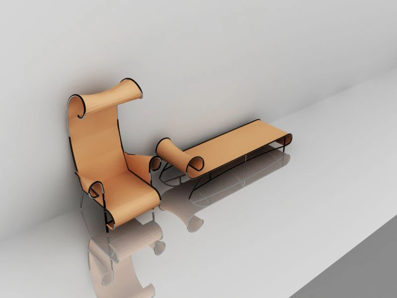 chair 3D Model .c4d .max .obj .3ds .fbx .stl .blend