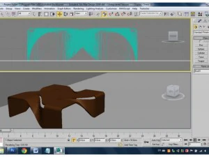 मेज़ 3D मॉडल