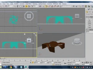 मेज़ 3D मॉडल