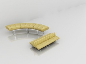 bench Modèle 3D