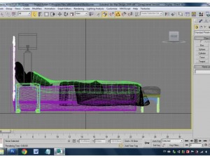 bed Modello 3D