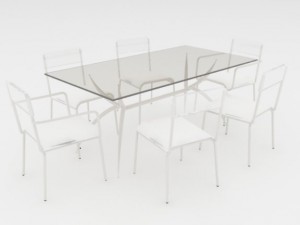 table with chair 3Dモデル