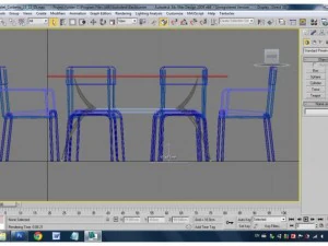 table with chair 3D Model