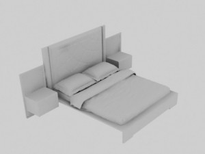 bed Modèle 3D