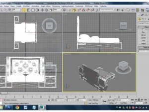 bed 3D Model