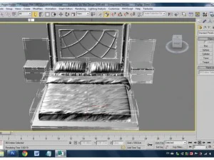 bed 3D Model