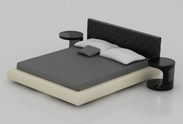 bed Modèle 3D .c4d .max .obj .3ds .fbx .stl .blend 
