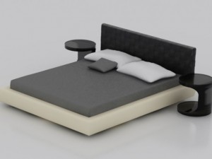 bed 3D Model