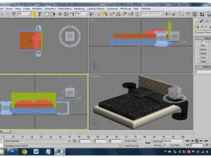 bed 3D Model
