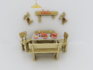 bed 3D Model