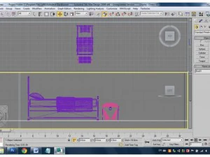 bed 3D Model