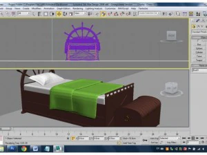 bed 3D Model