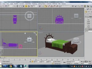 bed 3D Model