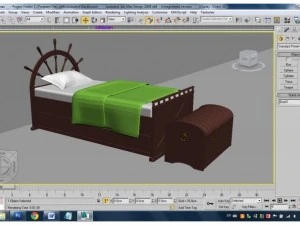 bed 3D Model
